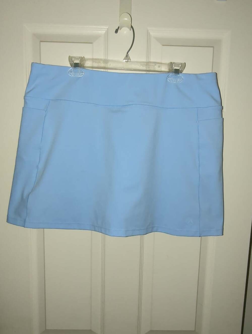 Reebok Light Blue Athletic Skort with Built-In Shorts and Pockets XXXL